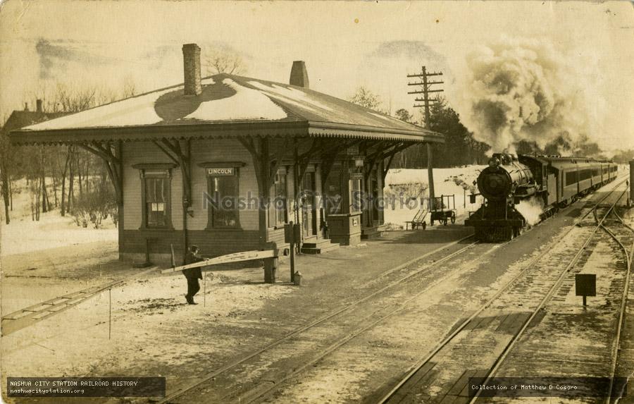 Postcard: Lincoln station